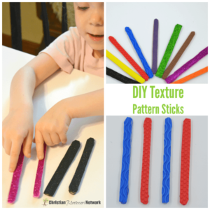 DIY Texture Pattern Sticks